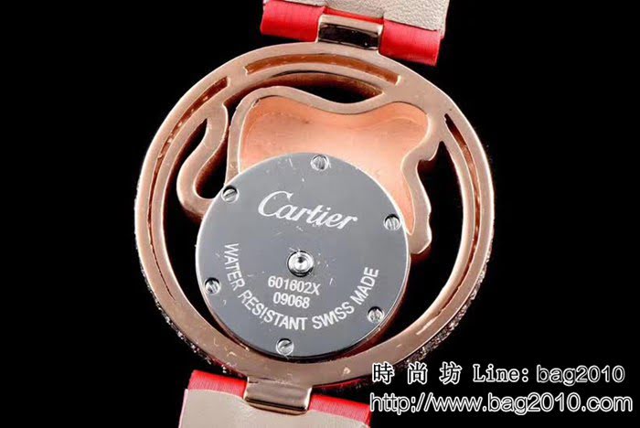 CARTIER卡地亞 獵豹系列 創意寶石腕表系列HPI01011 高端女士腕表  WSS3022